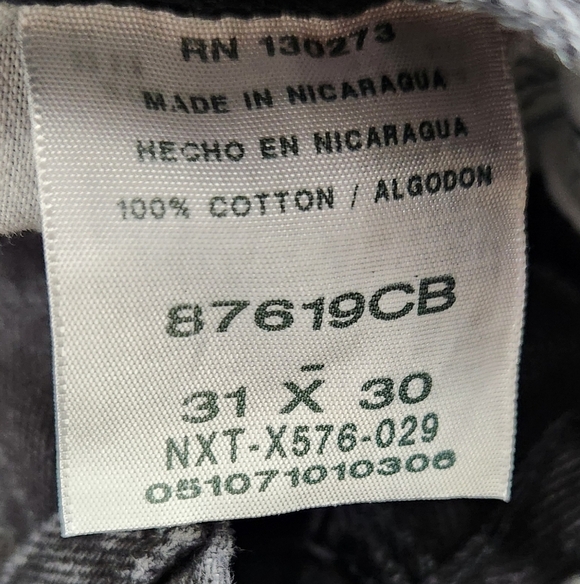 Rustler 100% Cotton Black Straight Leg Denim Jeans 31× 30 - Picture 3 of 5